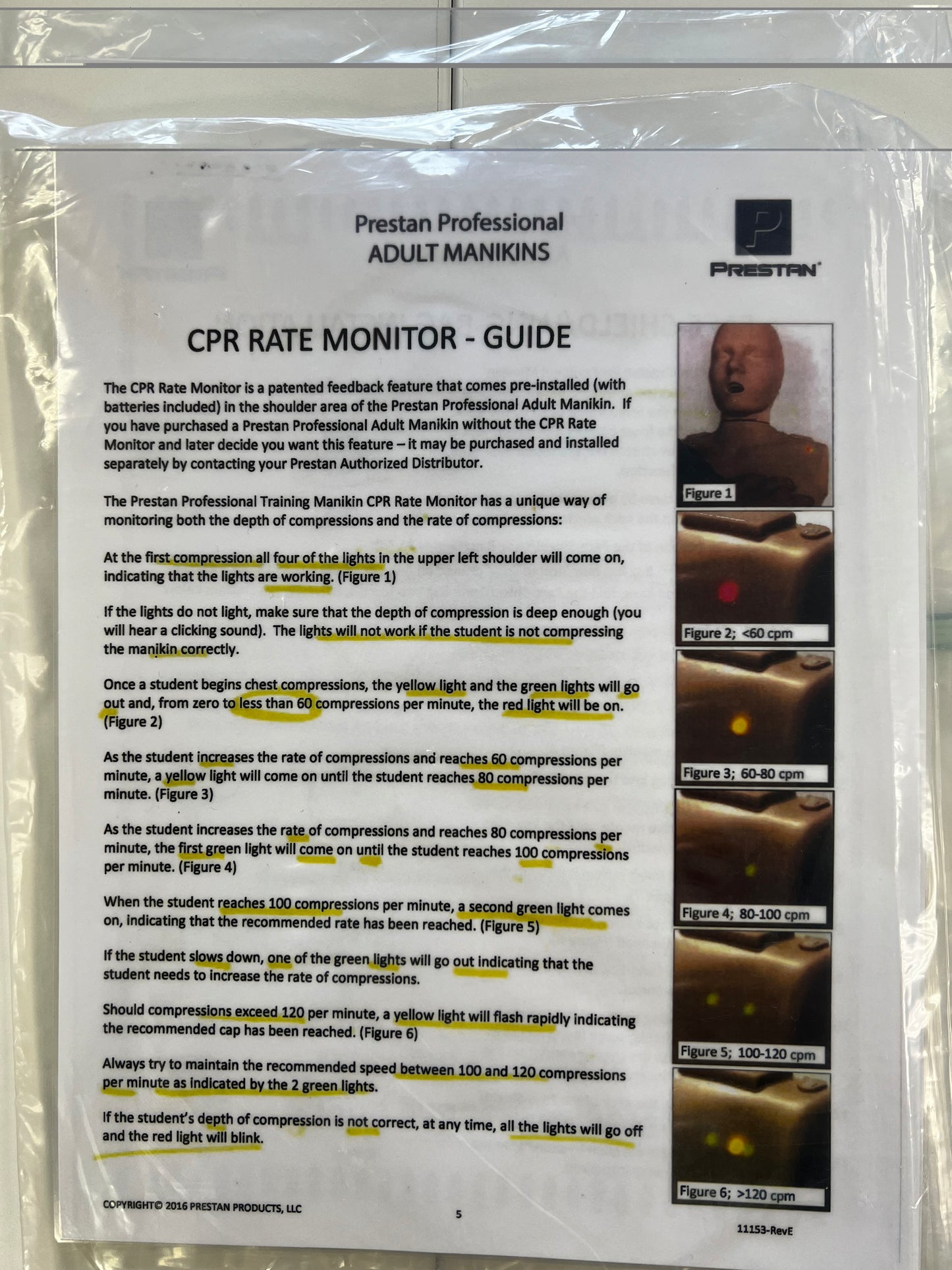Adult Prestan Manikins - 4 Pack - With CPR Monitor